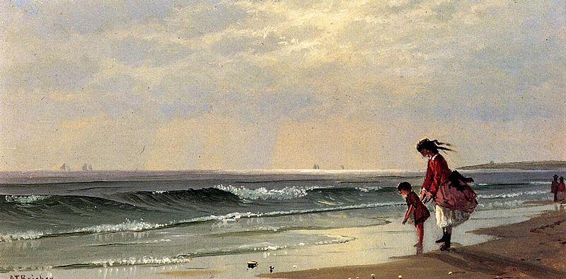Alfred Thompson Bricher At the Shore oil painting image